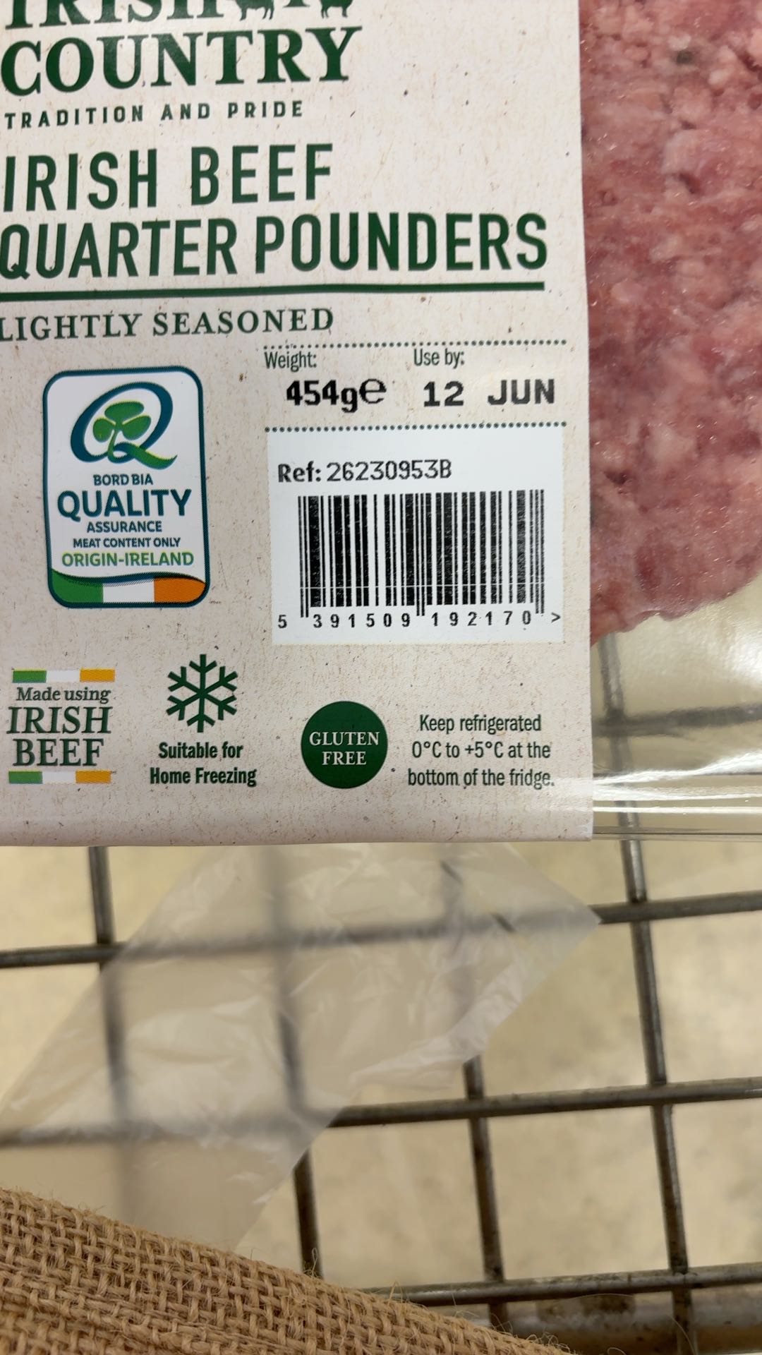 Dunnes Stores Irish Beef & Pork Quarter Pounders
