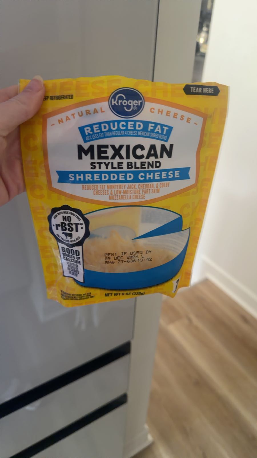 Reduced Fat Mexican Style Shredded Cheese