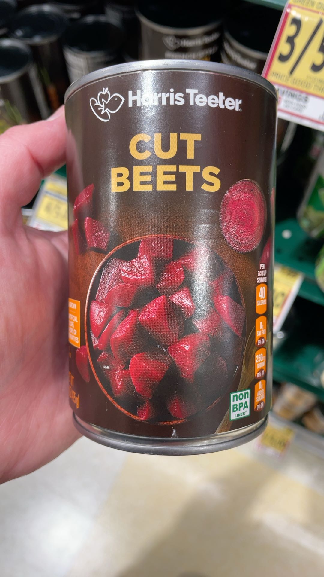 Cut beets