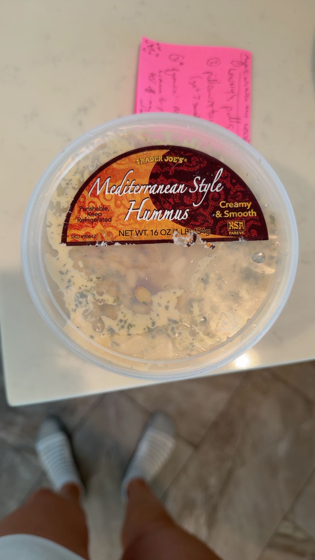 Trader Joe's Mediterranean Style Hummus