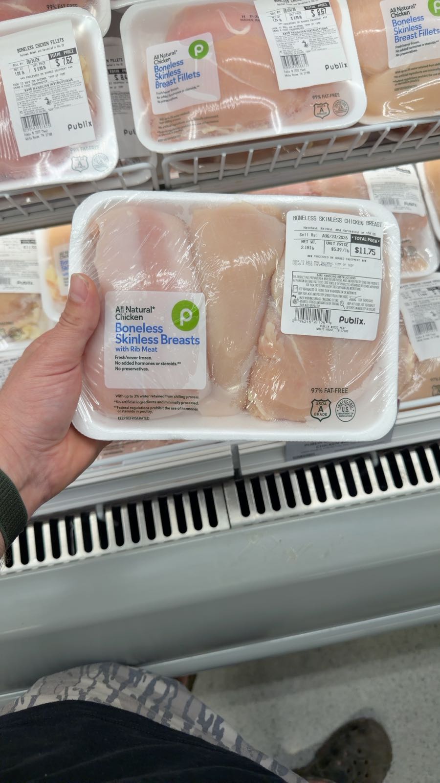 BONELESS SKINLESS CHICKEN BREASTS