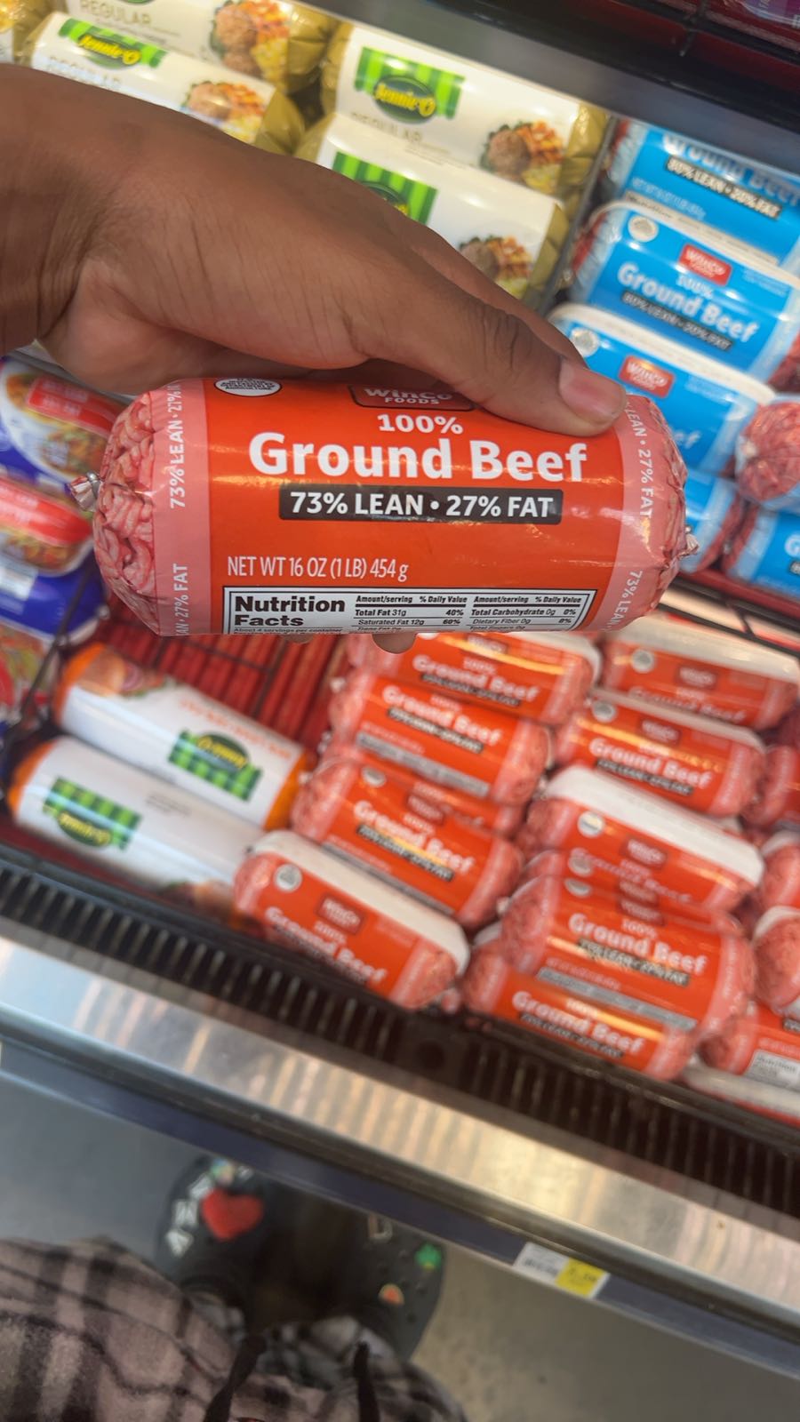73% Lean 27% Fat Ground Beef