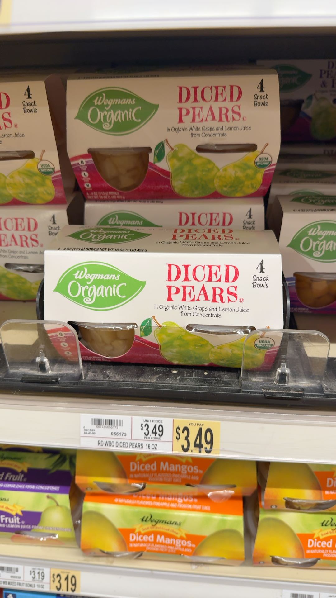 Organic Diced Peaches And Pears