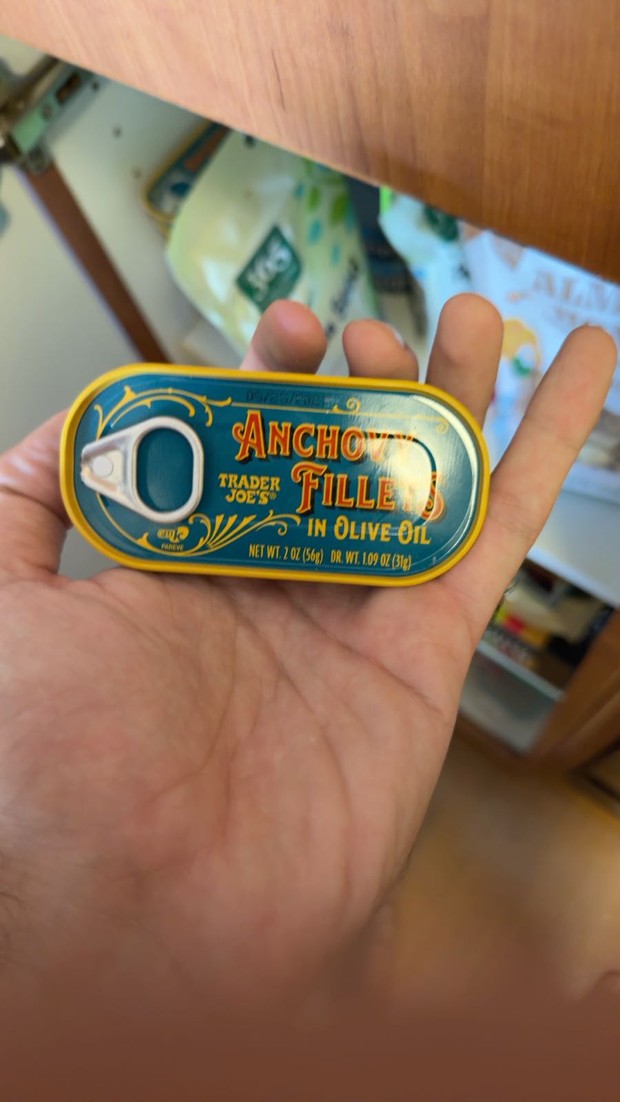 Anchovy fillets In olive oil