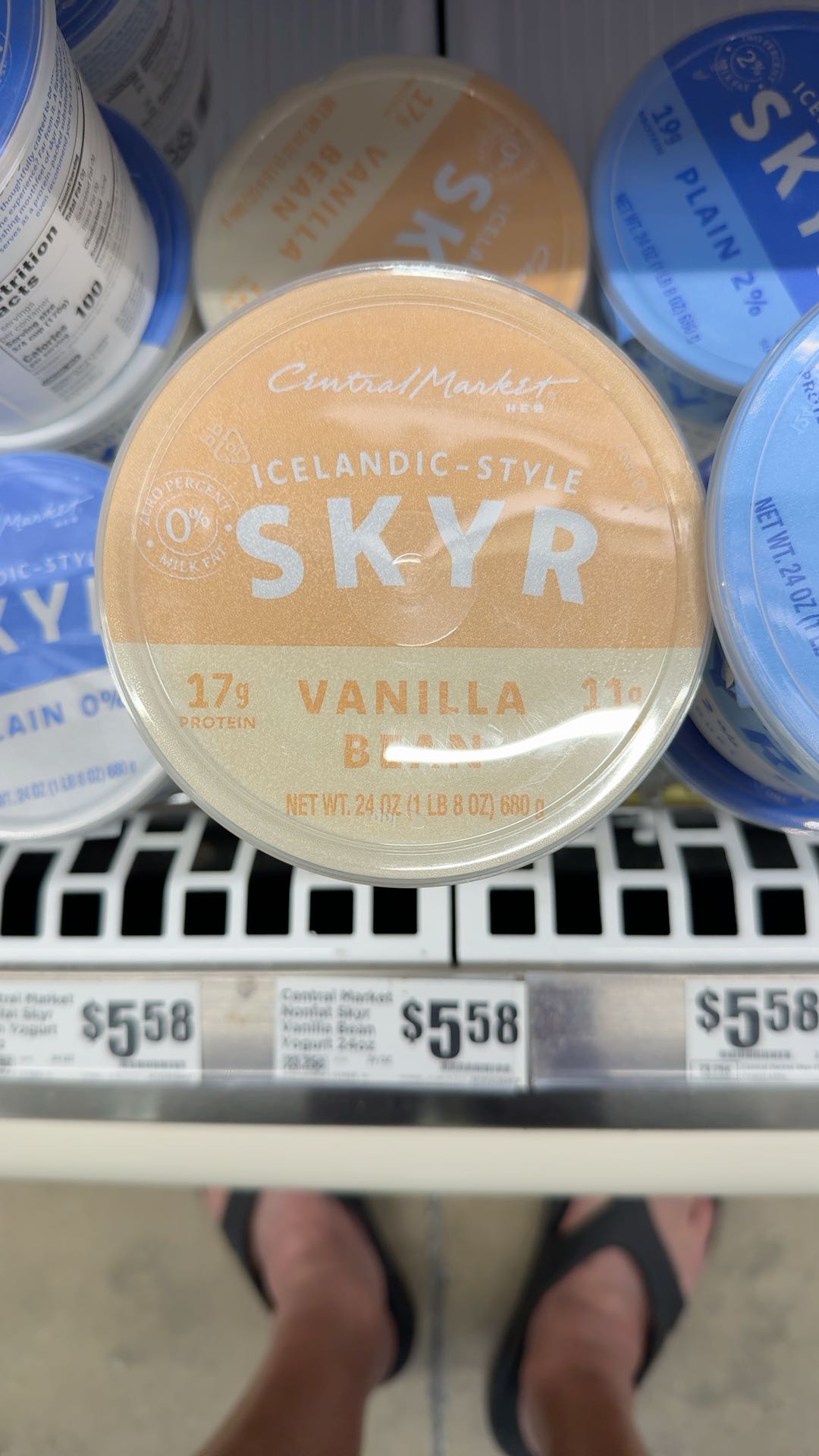 Icelandic-Style Skyr Vanilla Bean Nonfat Yogurt
