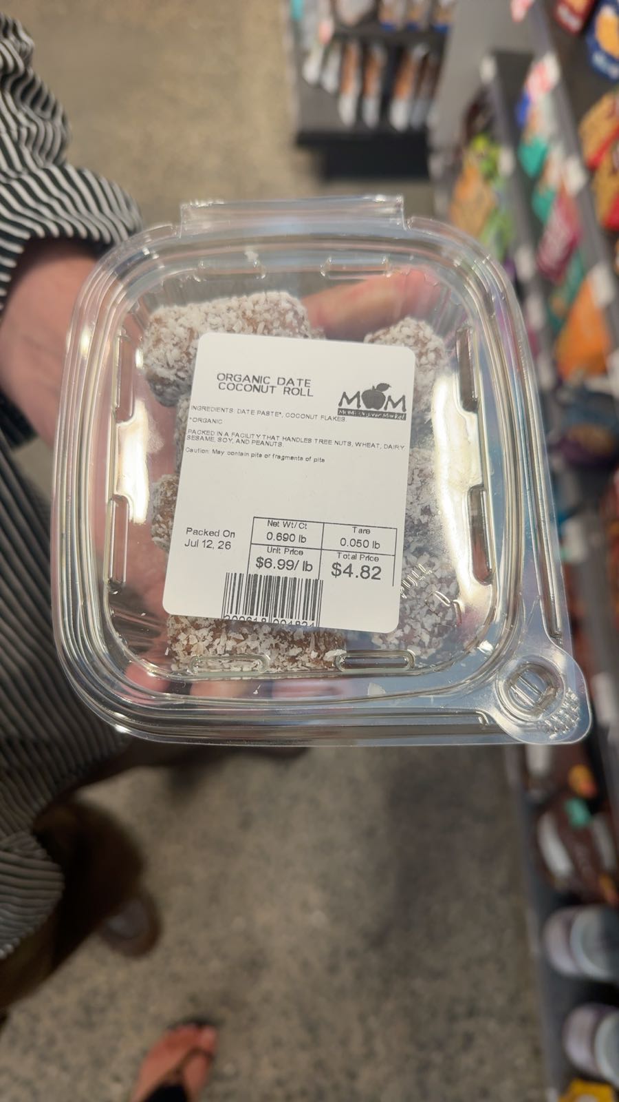 Organic Date Coconut Roll