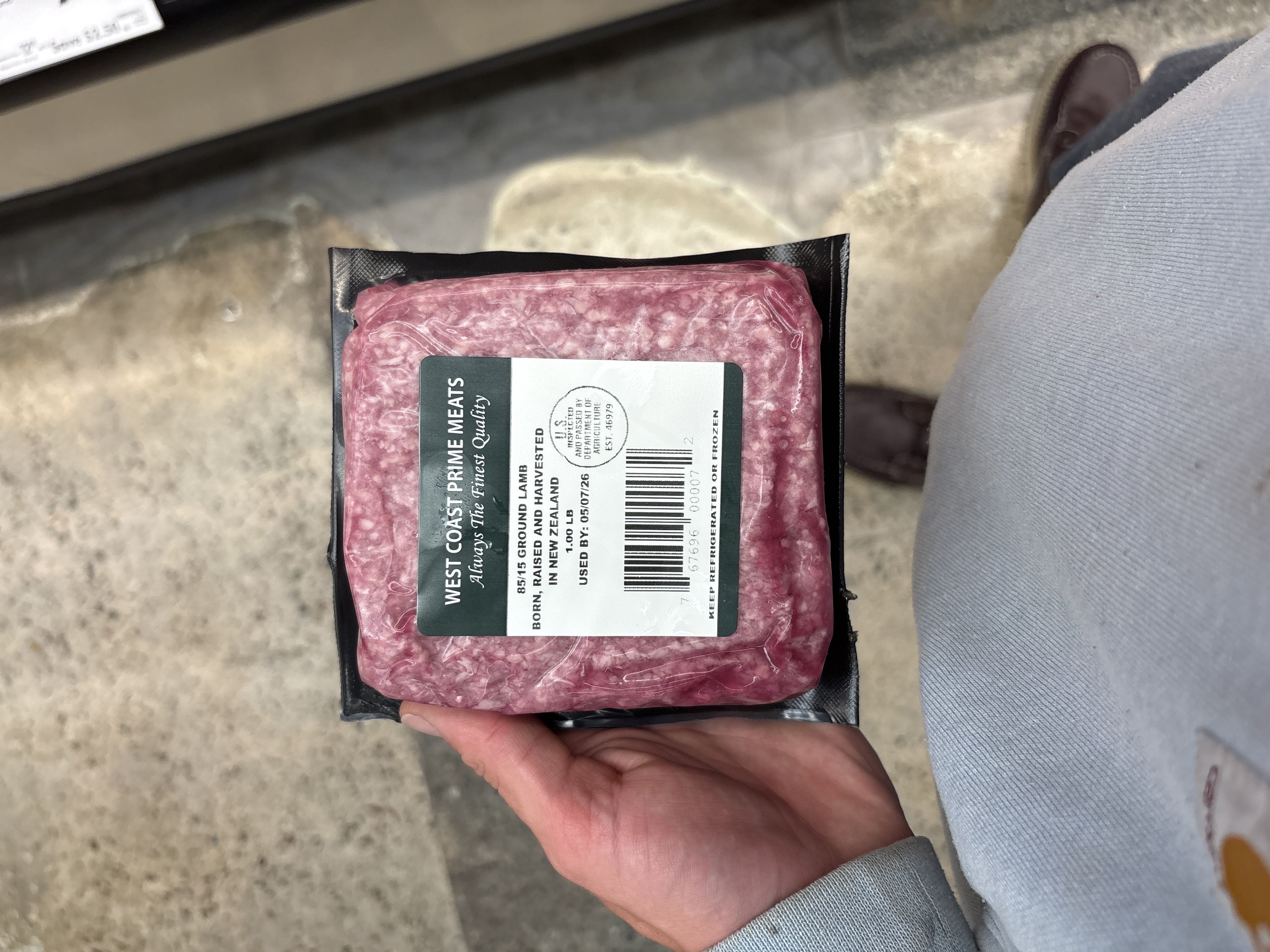 GRASS FED GROUND LAMB