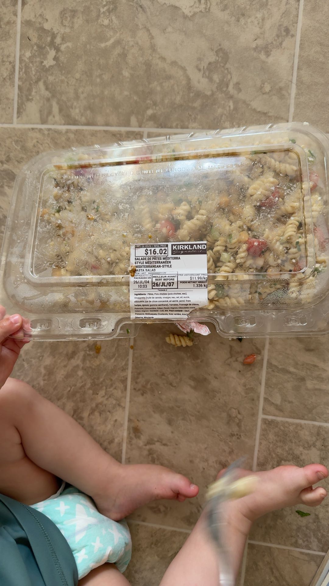 Mediterranean pasta salad