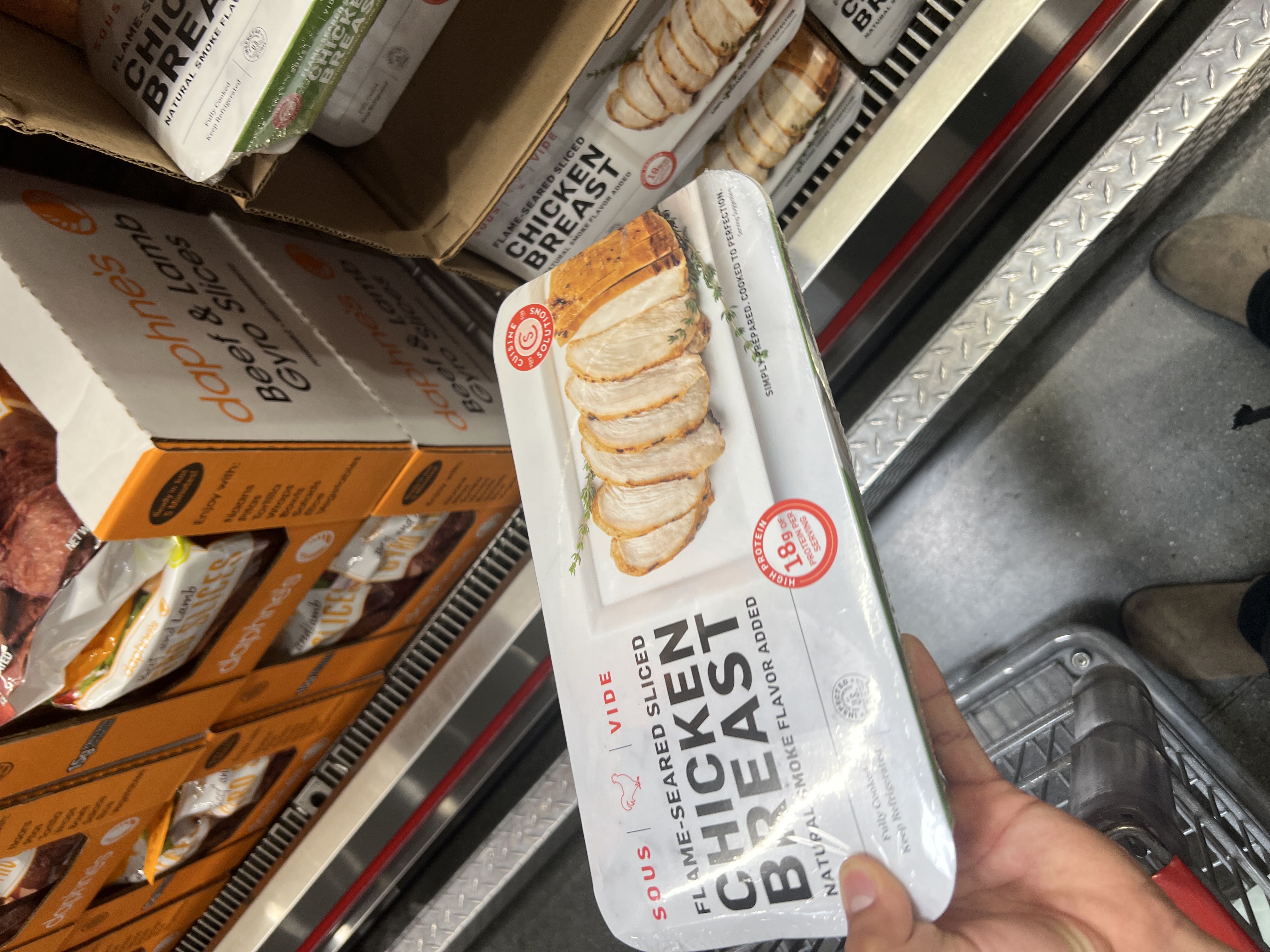 Flame-Seared Sliced Chicken Breast