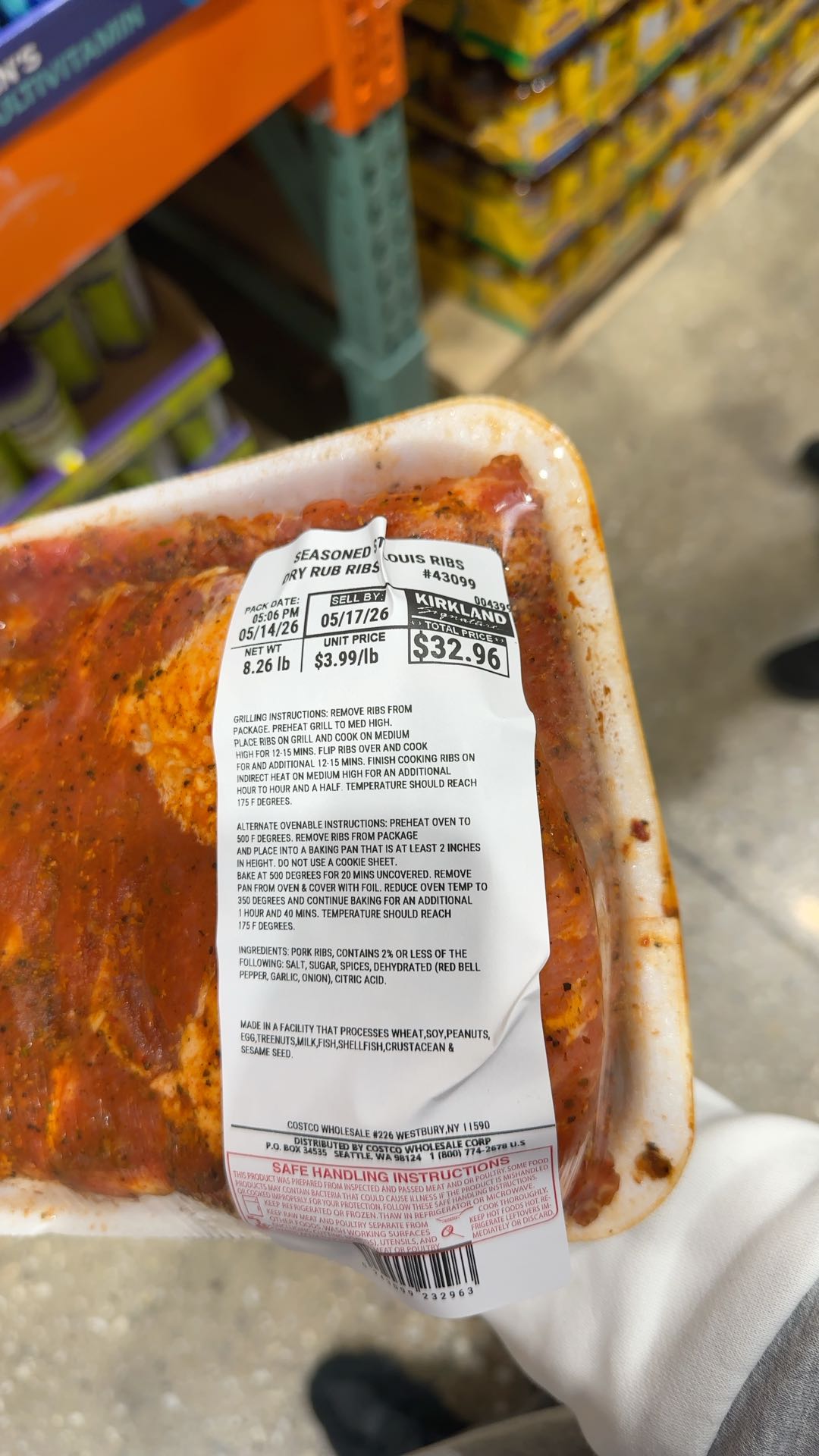 kirkland ribs