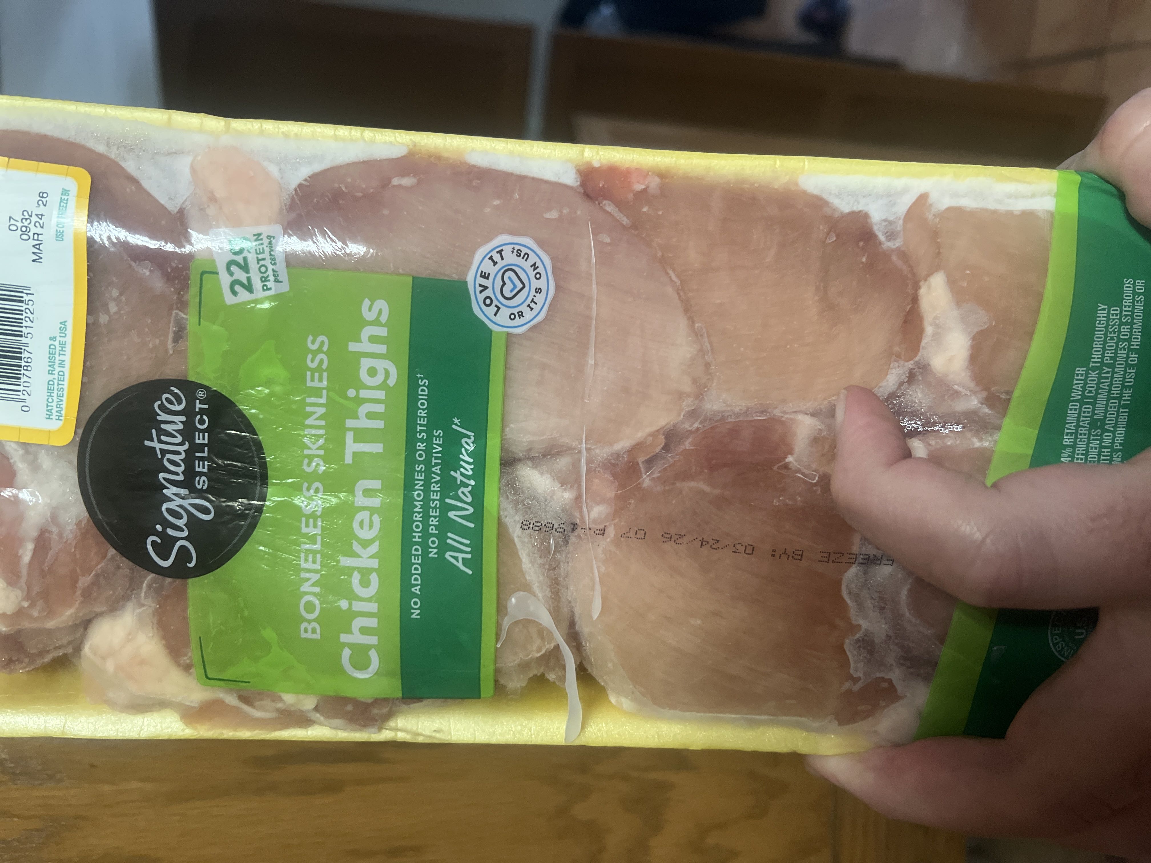 Boneless Skinless Chicken Thighs