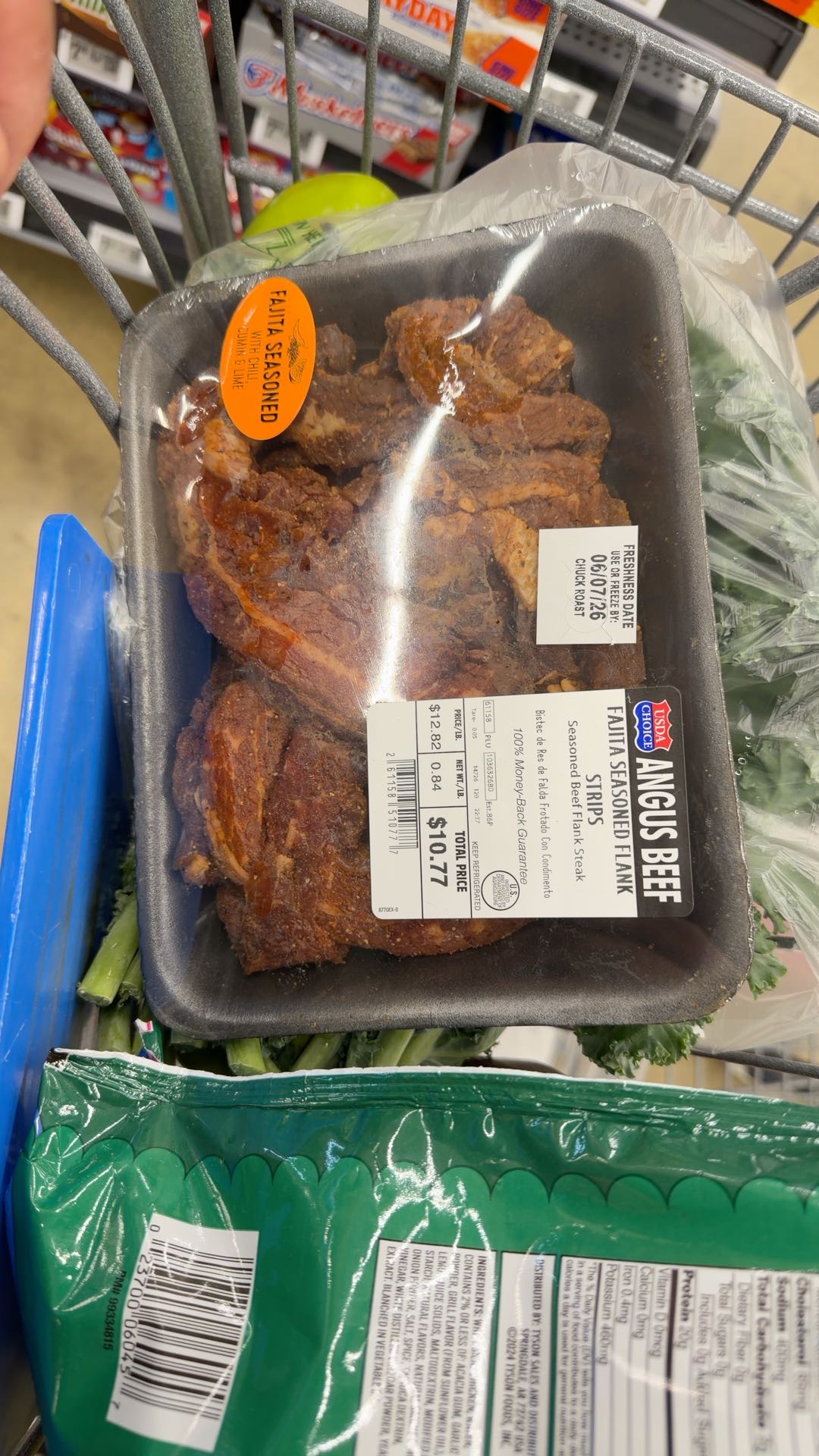 Fajita Seasoned Flank Steak Strips