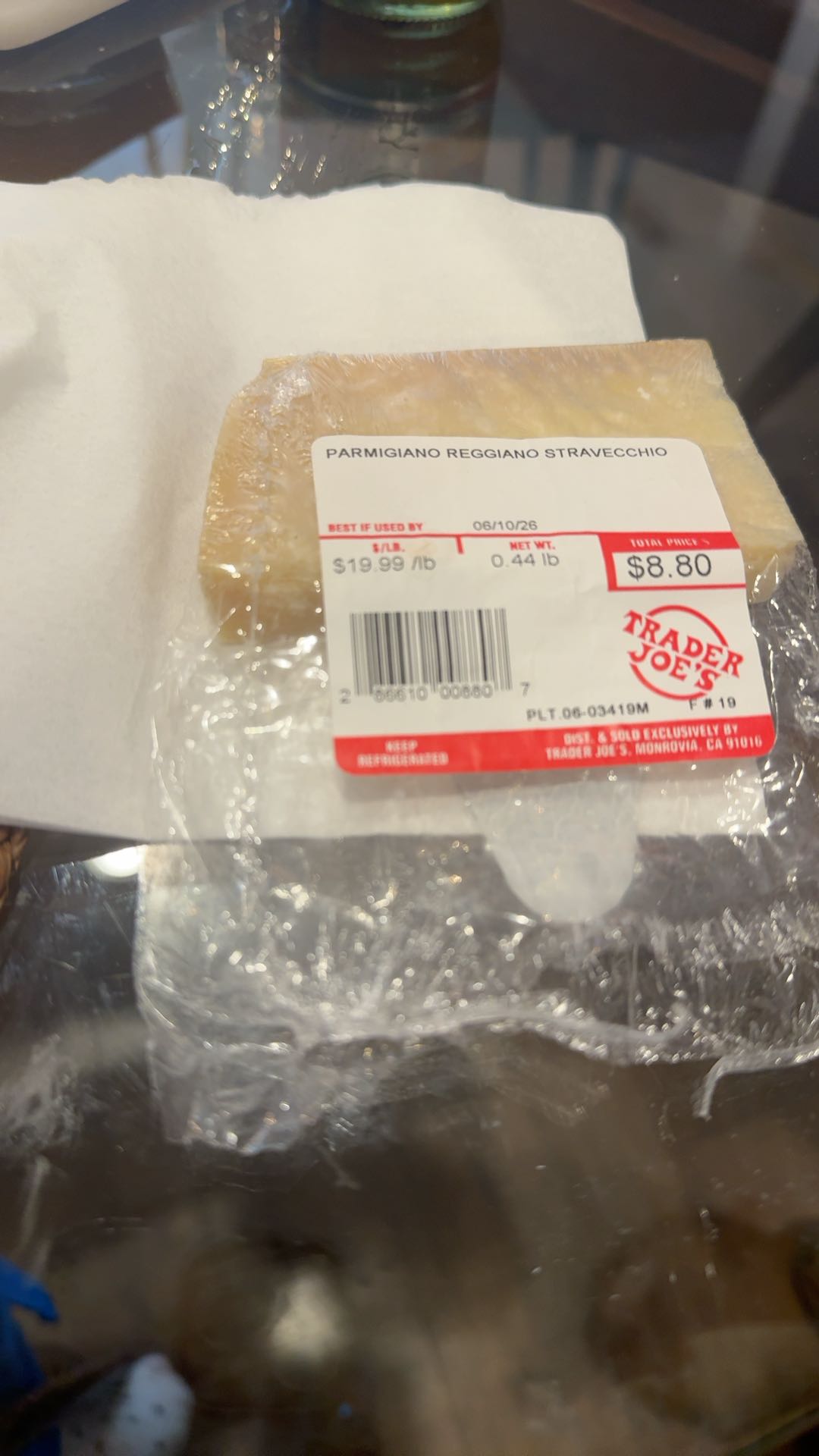 Parmigiano Reggiano Stravecchio Cheese