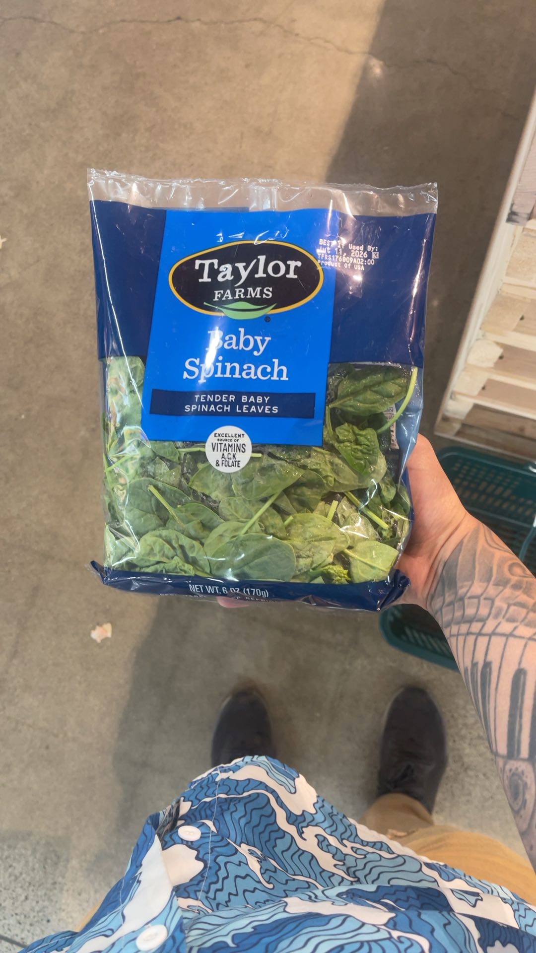 TAYLOR BABY SPINACH