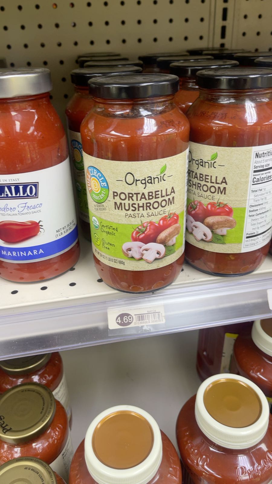 Organic Portabella Mushroom Pasta Sauce