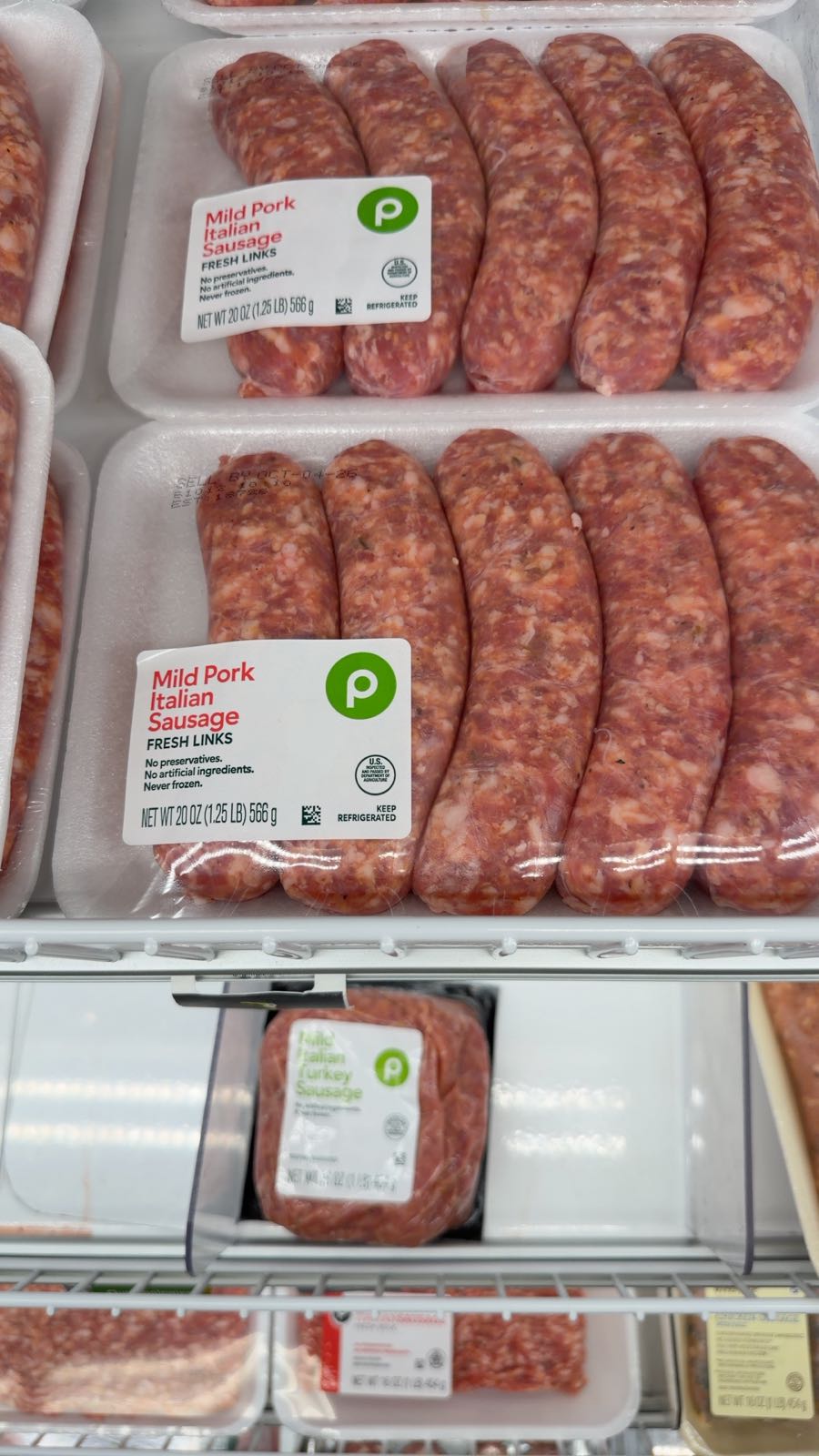 Mild Pork Italian Sausage