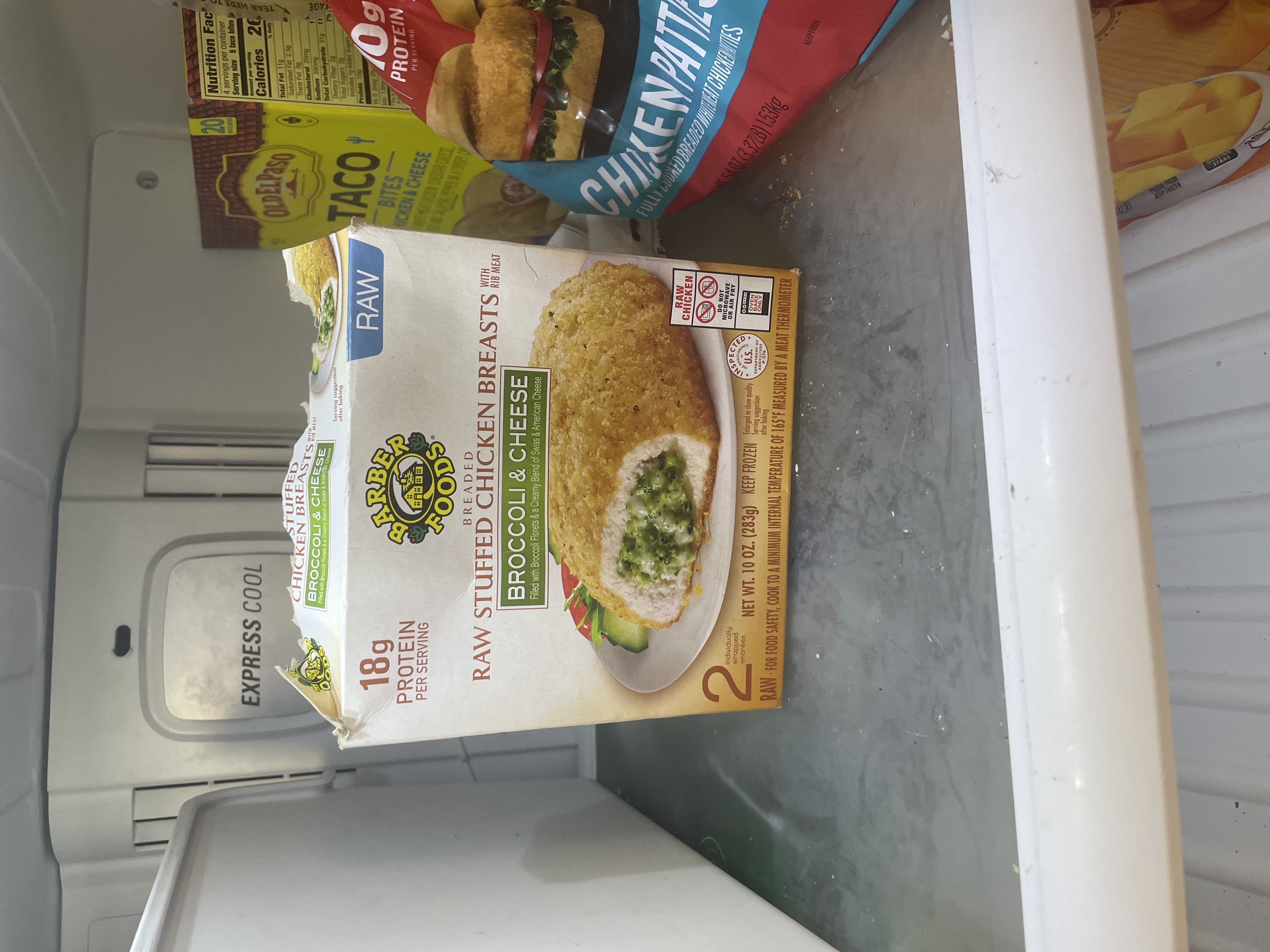 Barber Foods Seasoned Selects Premium Stuffed Chicken, Broccoli And Cheese, 10