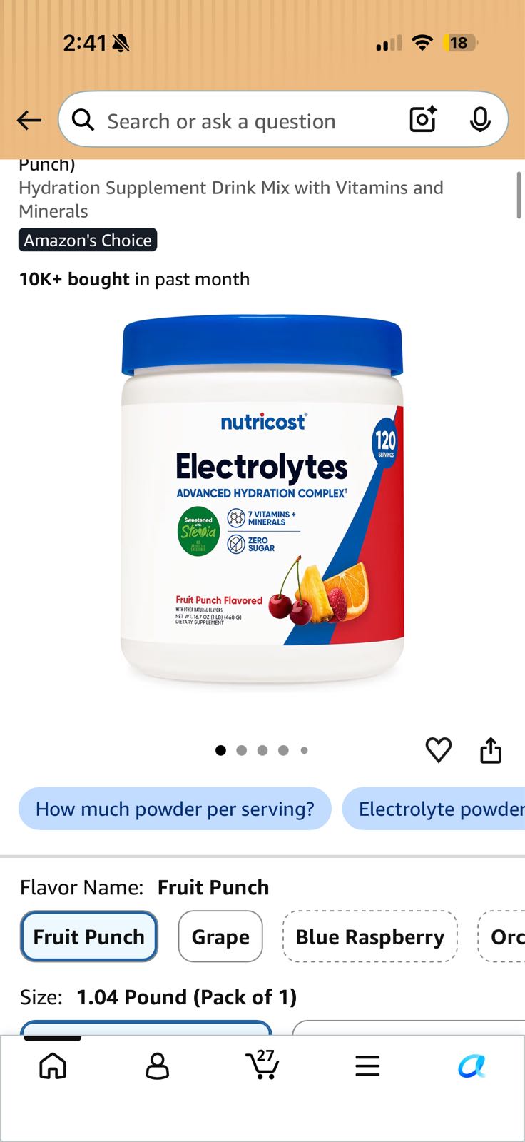 Nutricost Electrolytes
