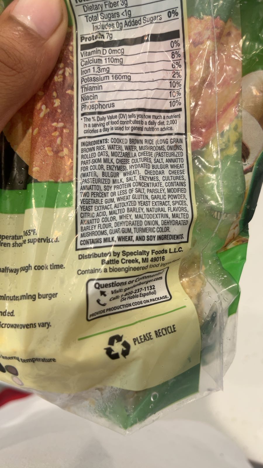 Gardenburger Veggie Burgers Original 10oz