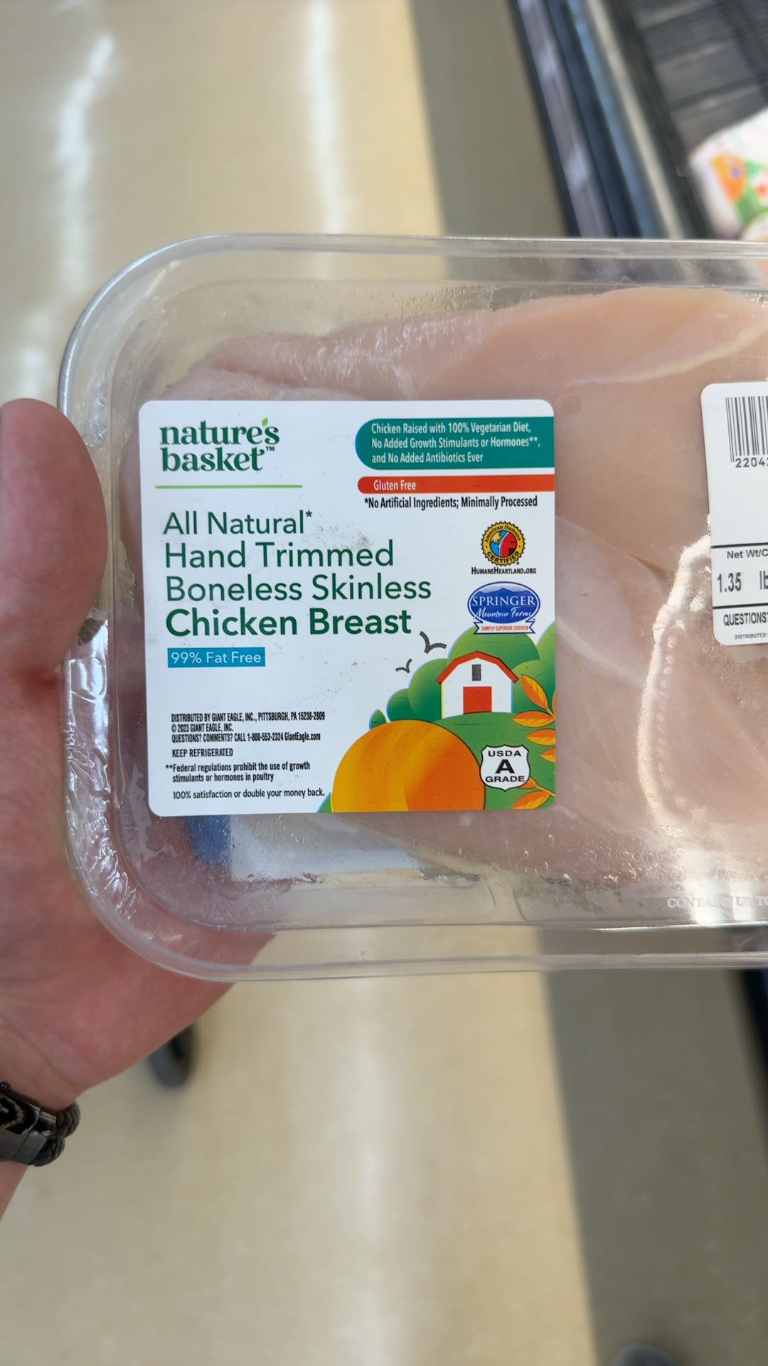Chicken - Thigh - Boneless Skinless 1.00 lb
