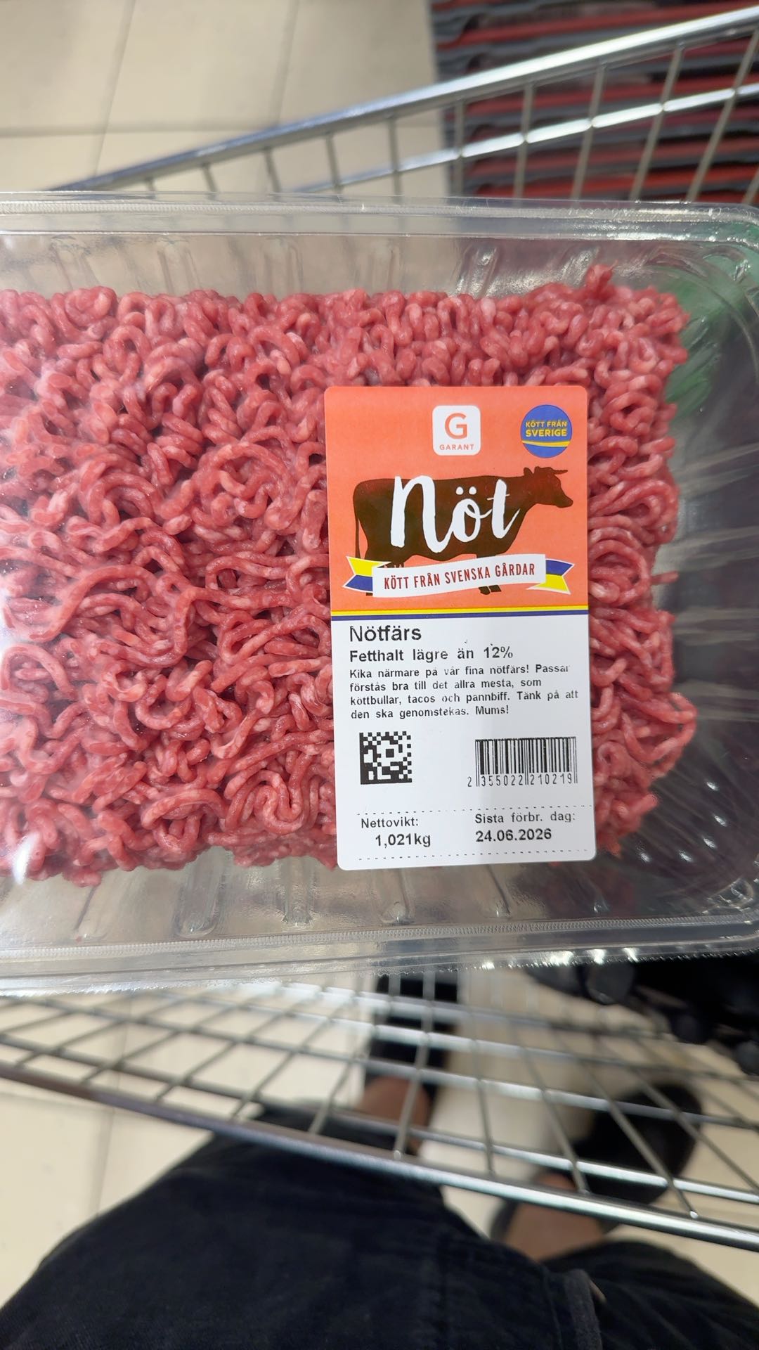 Nötfärs