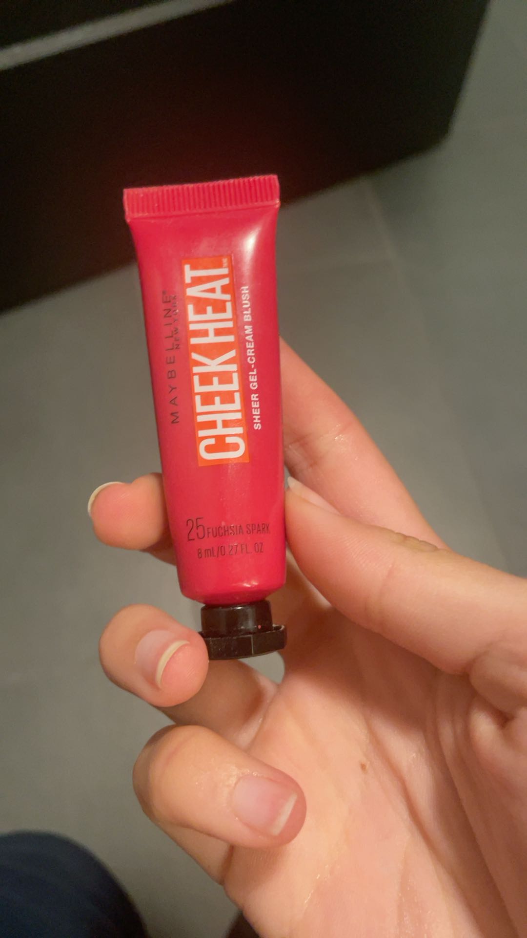 Maybelline Cheek Heat Gel Cream Blush 25 Fuchsia Spark And Sealed