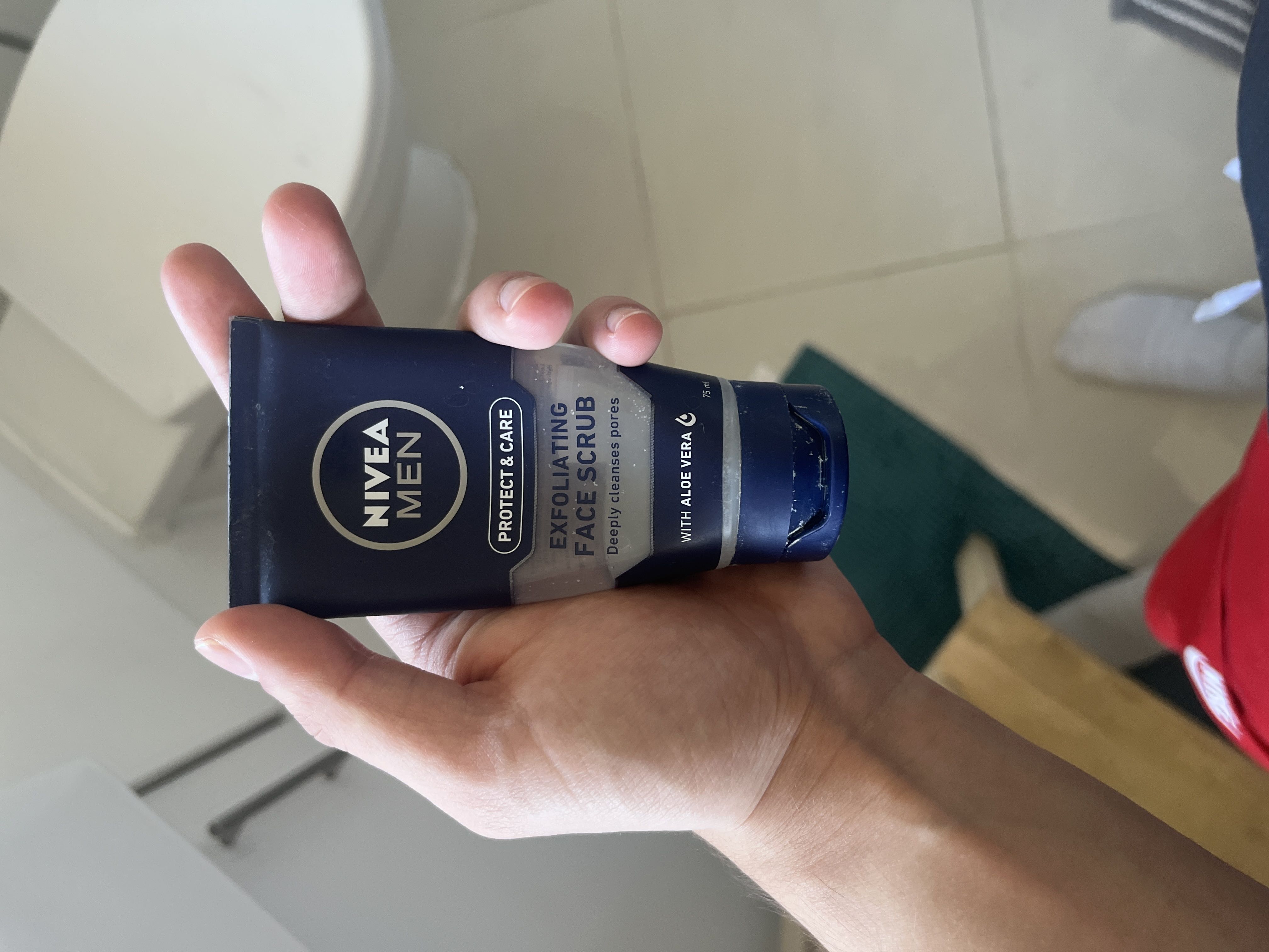 3 X Nivea Men Originals Exfoliating Face Scrub - 75ml Each