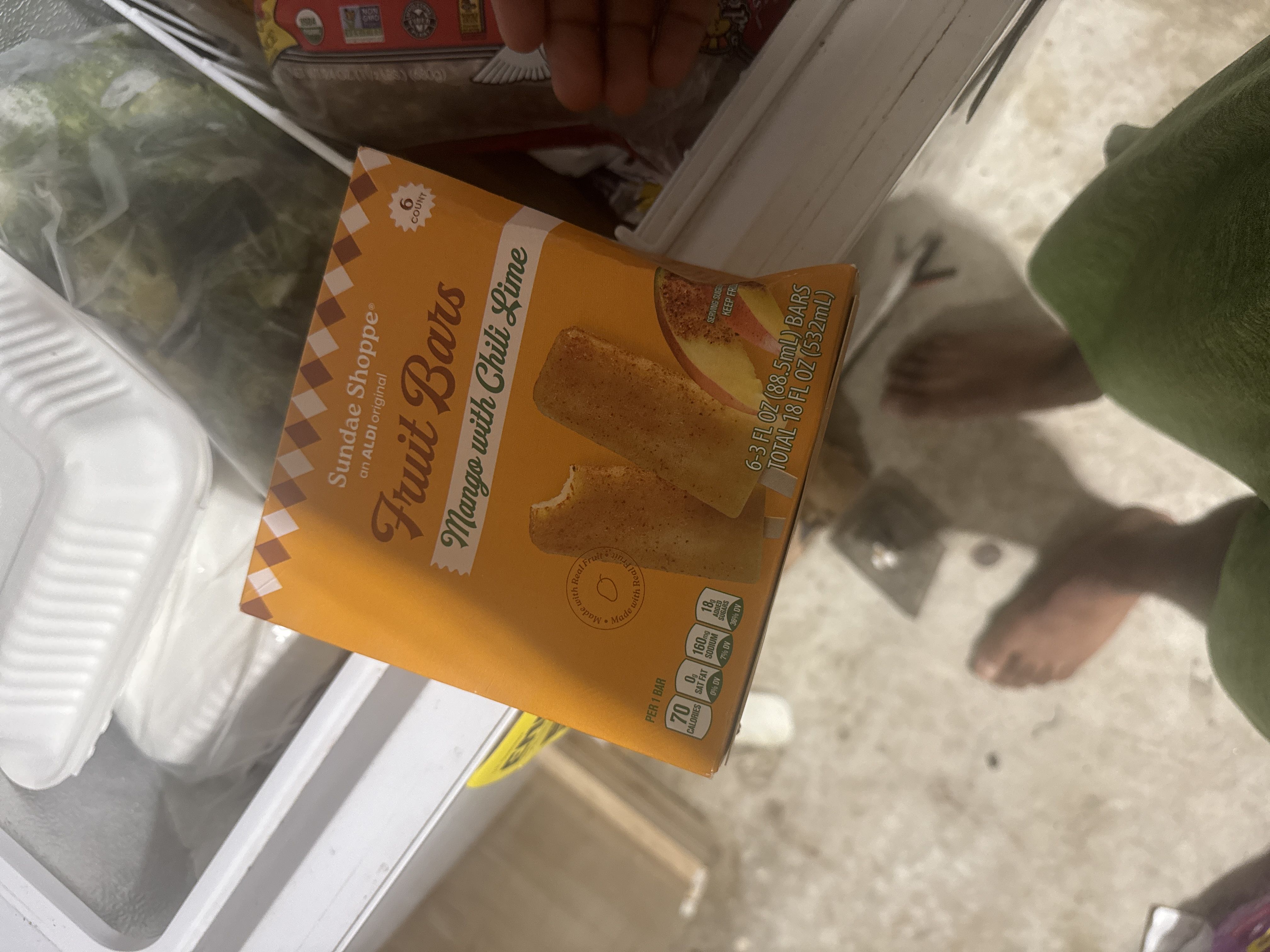 Mango Frozen Fruit Bars