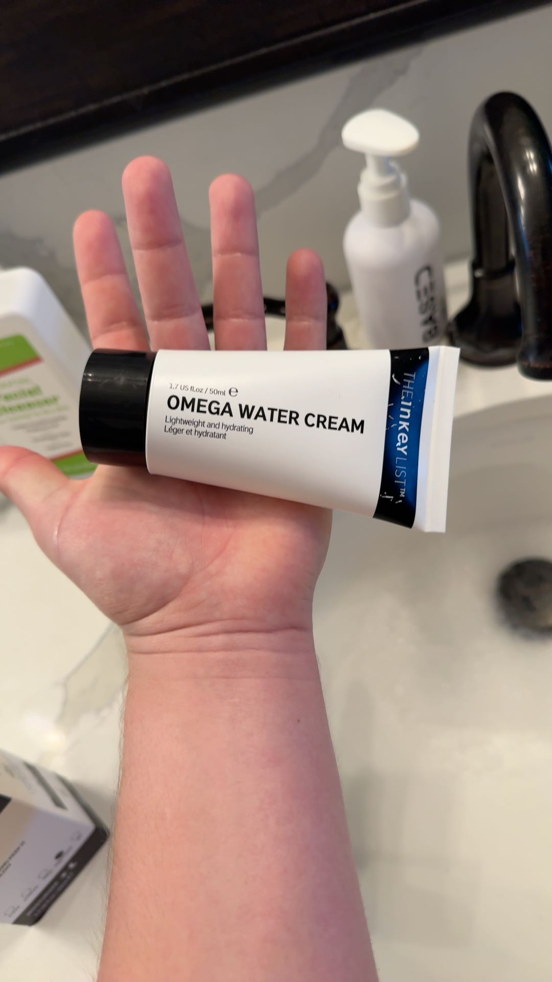 The INKEY List Omega Water Cream Oil-Free Moisturizer + Niacinamide, Size: 1.69 FL Oz, None