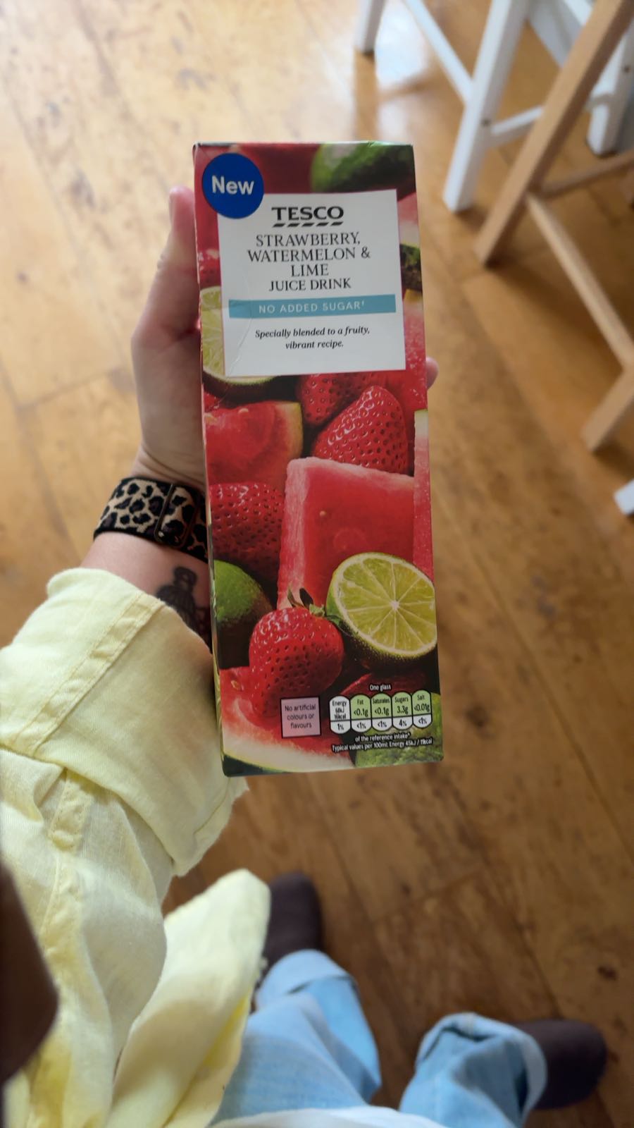 Strawberry Watermelon And Lime Juice Drink