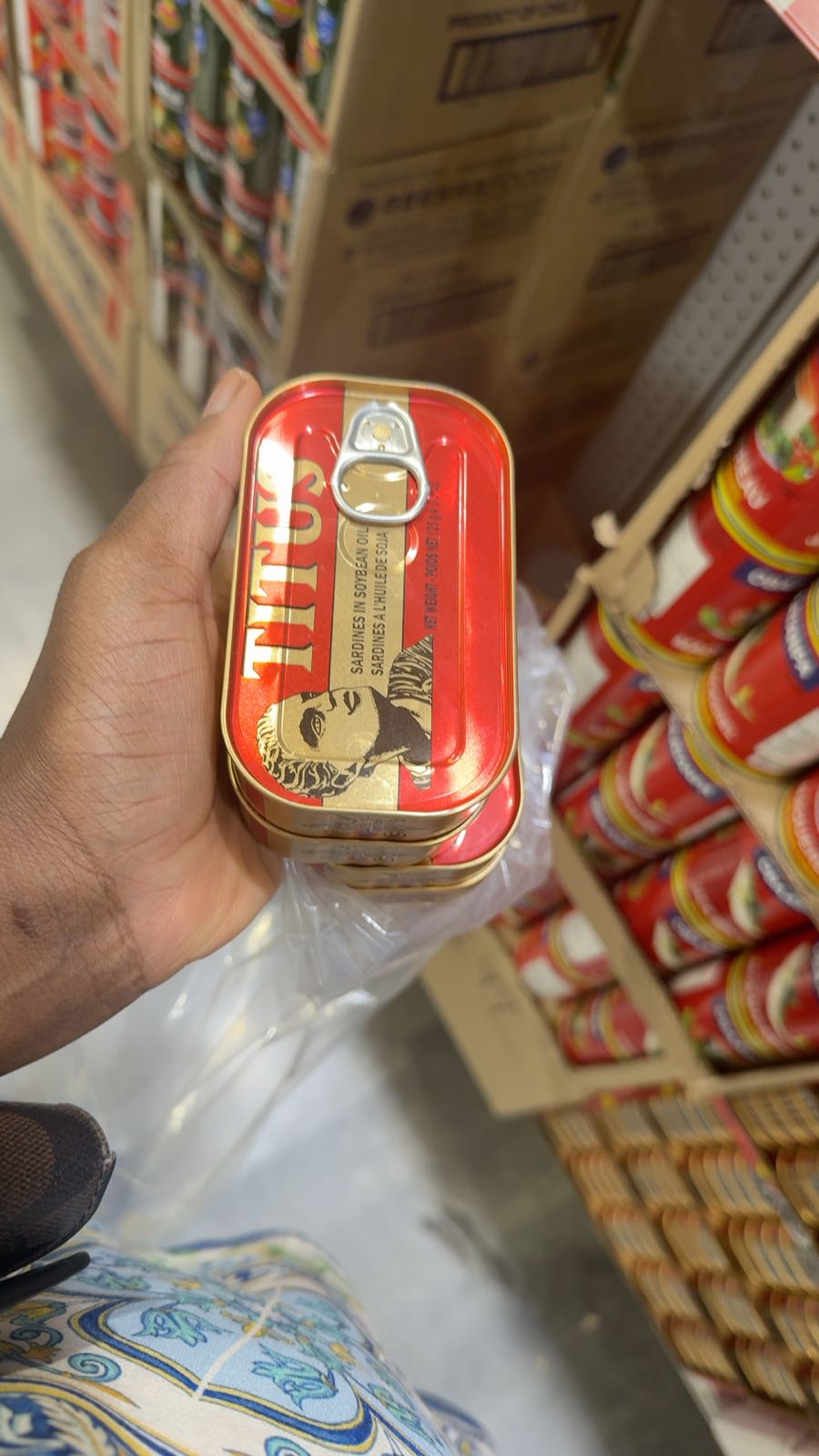 TITUS Sardine In Soybean Oil 125 g - 10 PACK $19.99