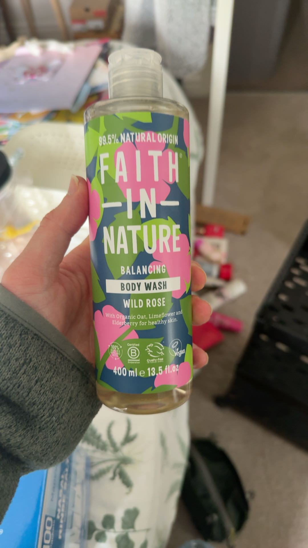 Faith In Nature Wild Rose Body Wash 400ml Pr 661 014