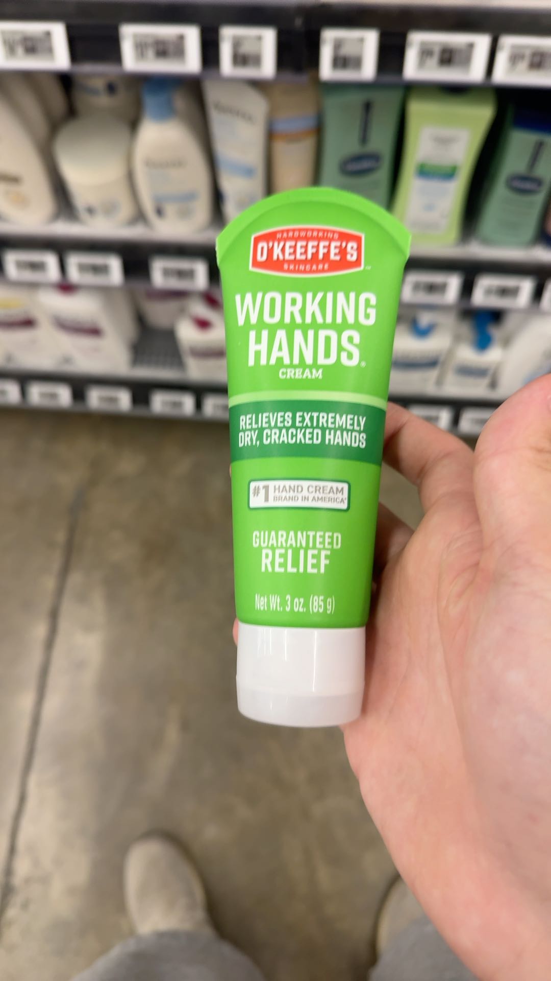 O'keeffe's Working Hands Cream Guaranteed Relief Jumbo 6.8 Oz Jar & 3 Oz Tube