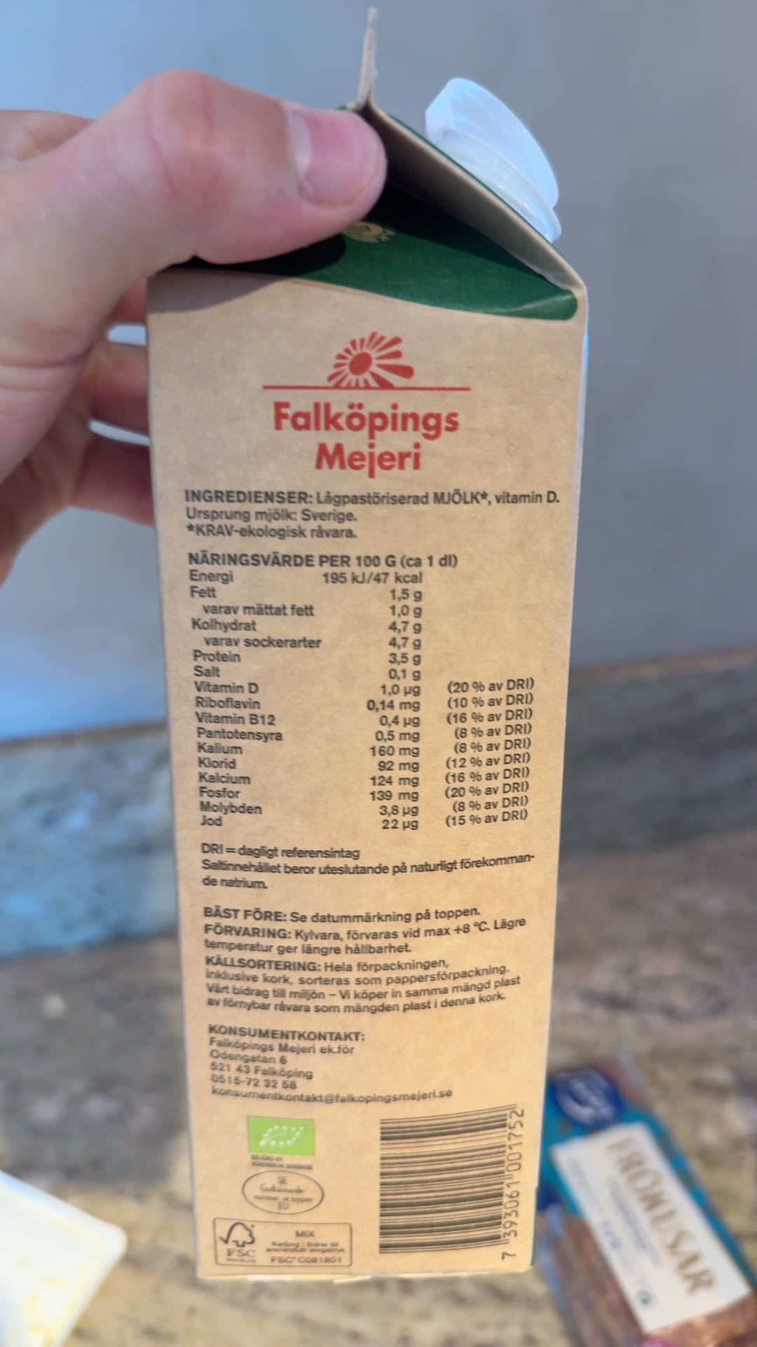 Lätt mjölk EKO