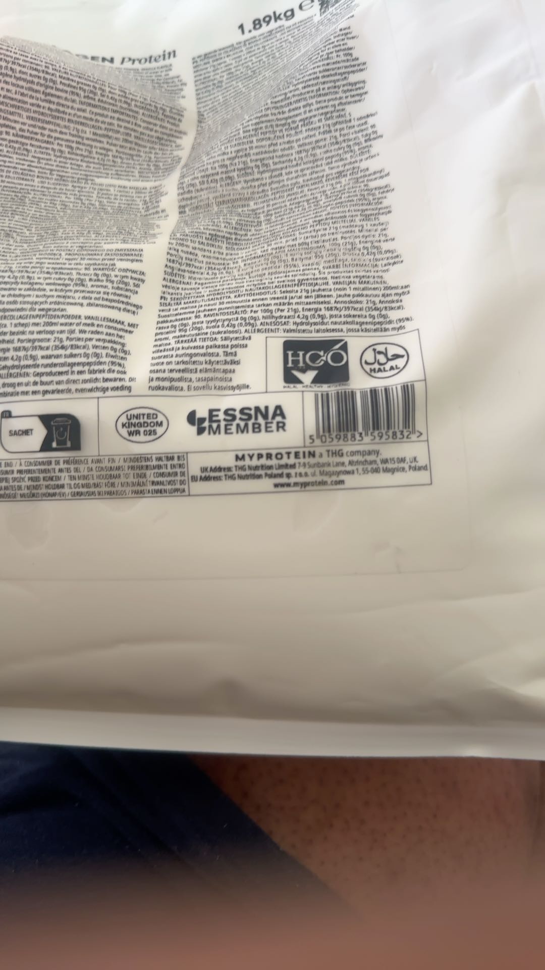 Impact Whey Protein - Cookies And Cream 1 Kg - Myprotein