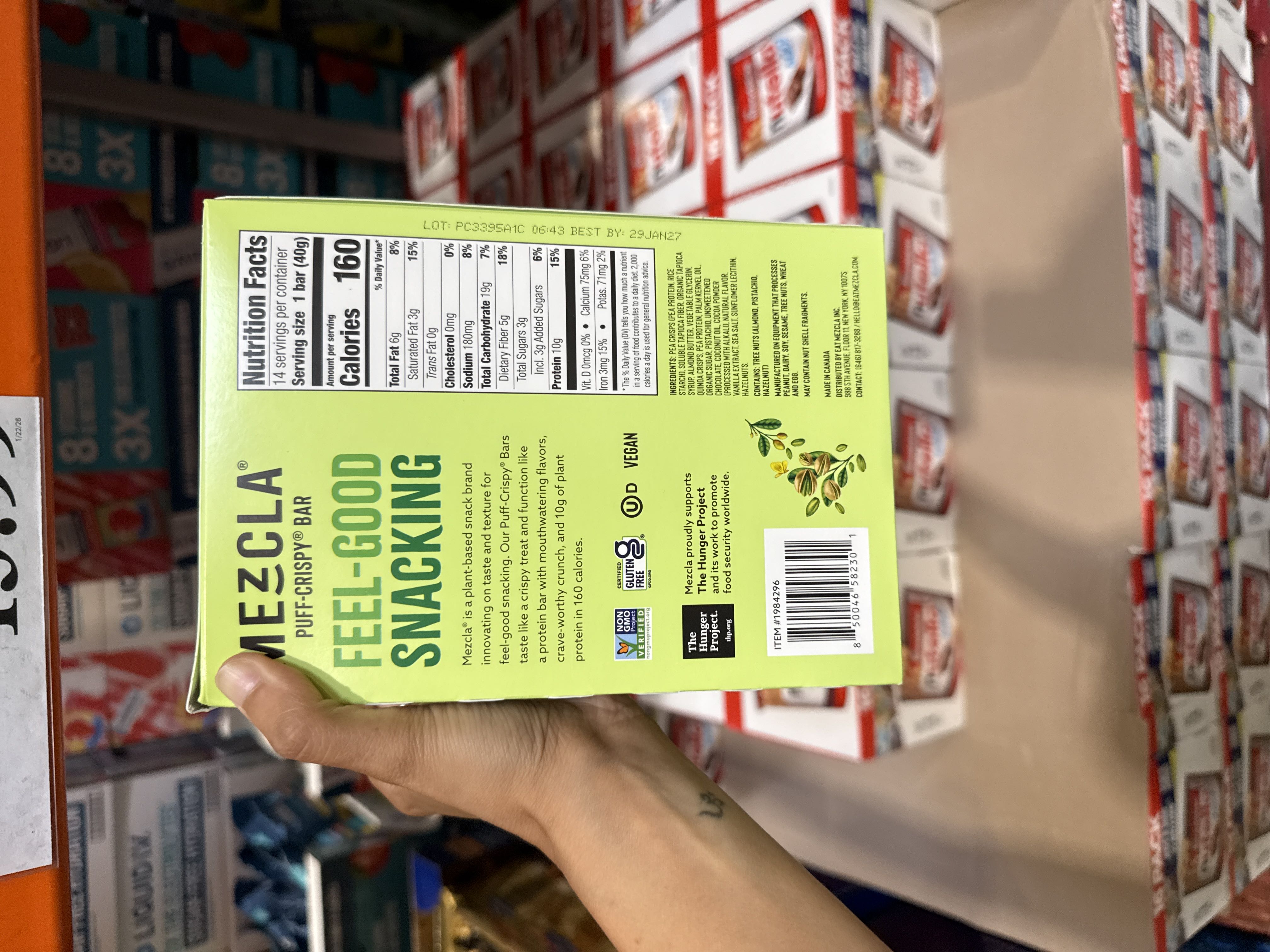 Peruvian Cocoa Peanut Butter Plant Protein Bar