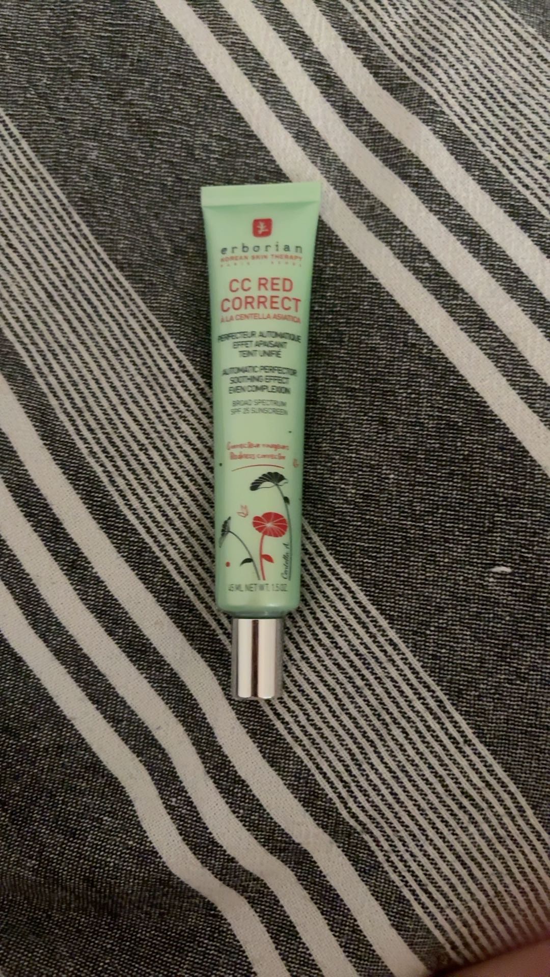 [erborian] Cc Red Correct Cream 15 Ml/0.5 Oz Spf 25 K-beauty