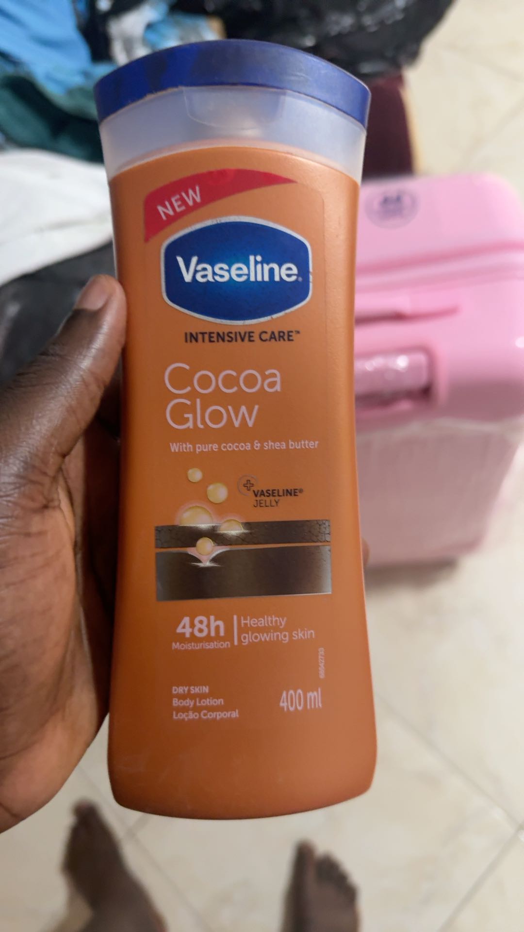 Vaseline Intensive Care Cocoa Glow Body Lotion Pure Cocoa Butter (100ml & 300ml)