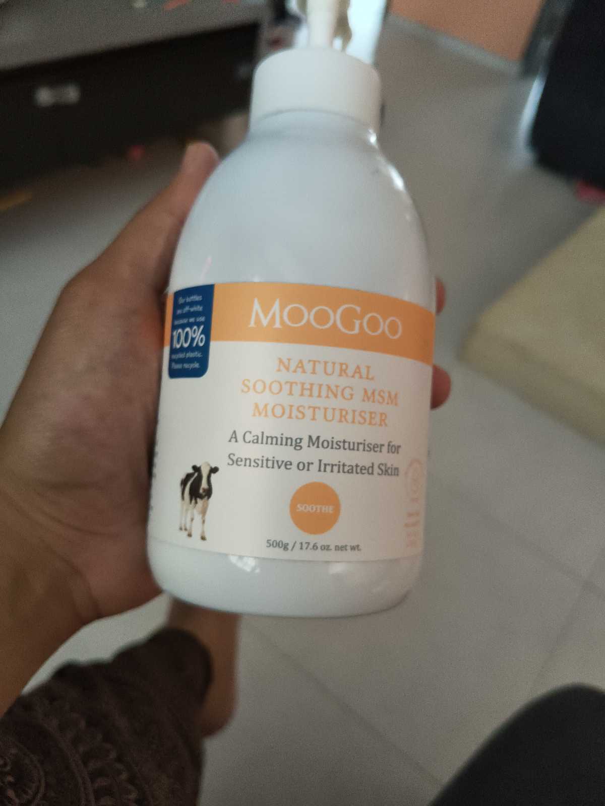 MooGoo Natural Soothing MSM Moisturiser  :: Sensitive Skin :: 120g or 200g
