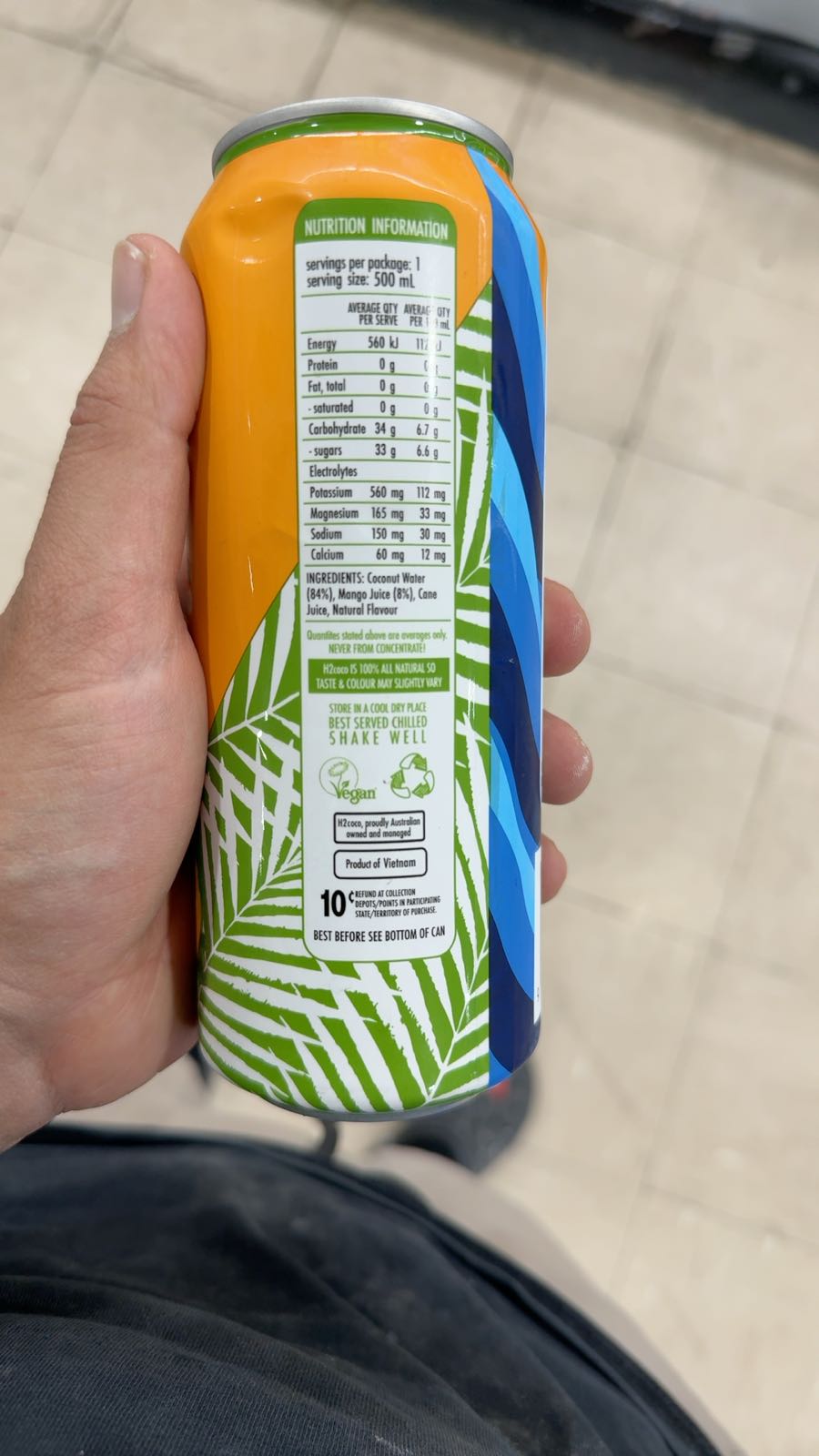 H2Coco Coconut & Mango